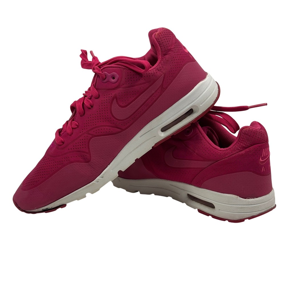 Nike Air Max 1 Women's Sneakers Pink Leather Mesh Size US‎ 8.5